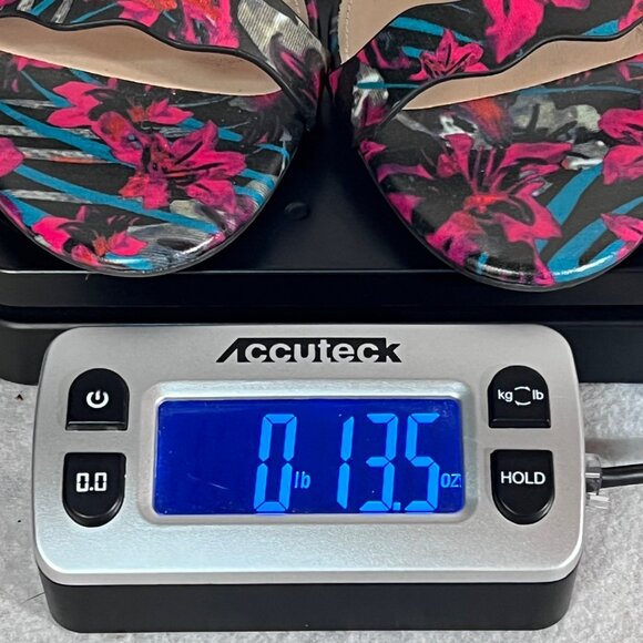 Fioni Floral Open-Toe Heels Womens Shoes Size 7.5 Pink & Blue Ankle Strap NEW - Picture 15 of 15